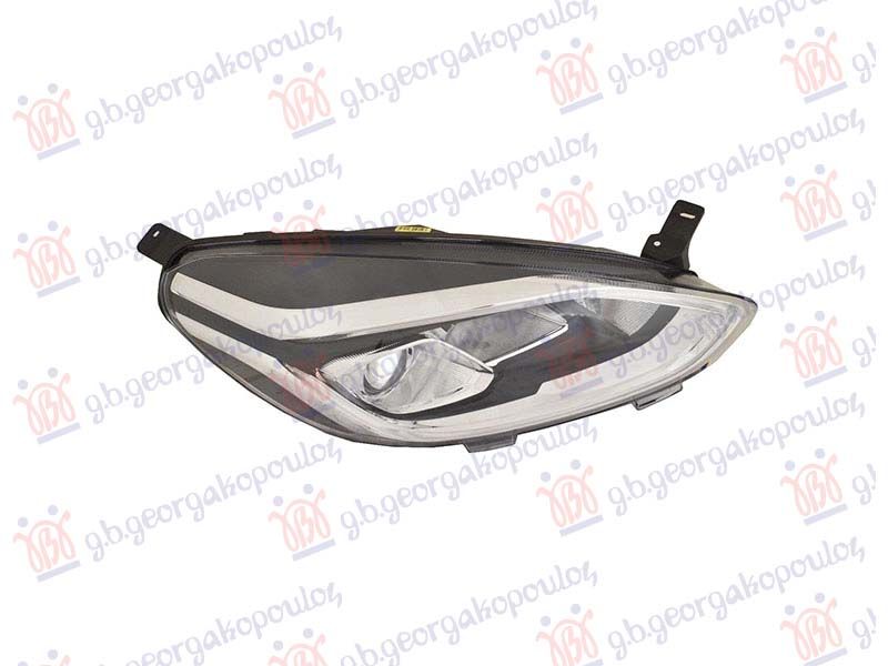 Far električni (H7/H1) s LED dnevnim svjetlom (E) s motorom (DEPO)