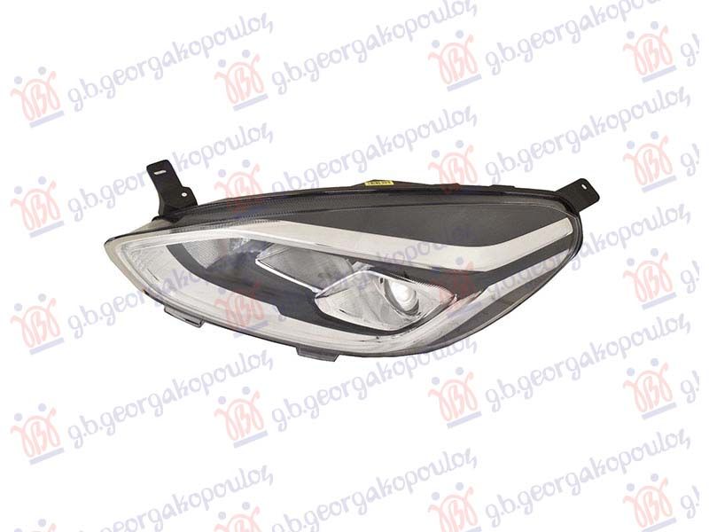 Far električni (H7/H1) s LED dnevnim svjetlom (E) s motorom (DEPO)