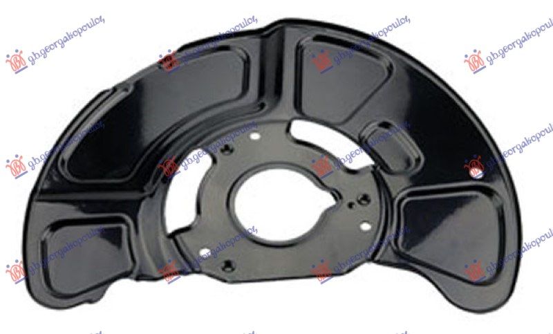 Zaštitni lim prednjeg kočionog diska (promjer lima 335/58mm) (promjer diska 322mm)