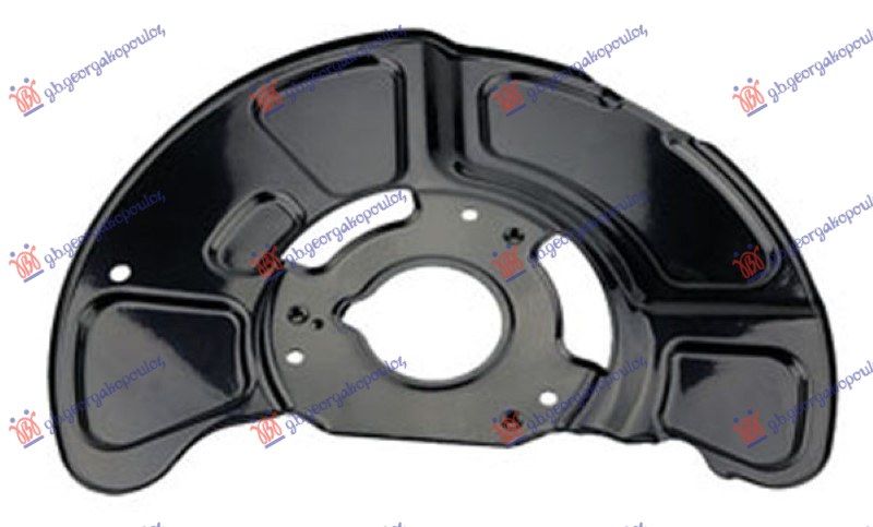 Zaštitni lim prednjeg kočionog diska (promjer lima 335/58mm) (promjer diska 322mm)