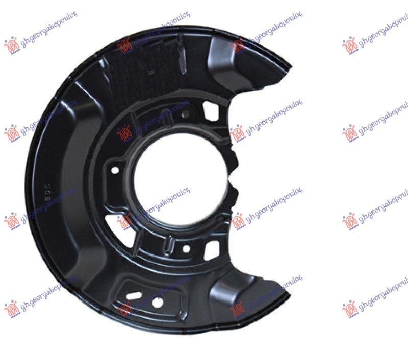 Zaštitni lim prednjeg kočionog diska (promjer lima 295/90mm) (promjer diska 258mm)