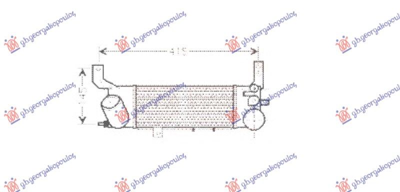 Intercooler 2.0 dizel (250x120)