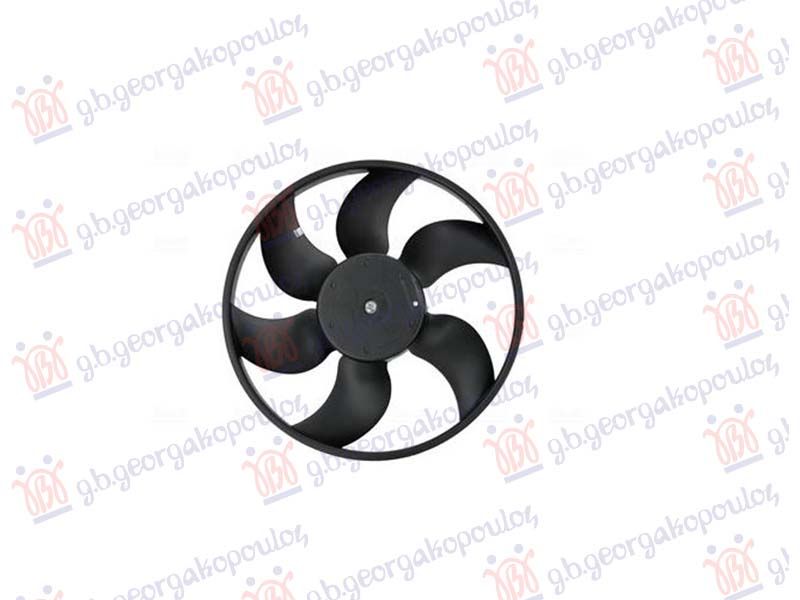 Ventilator (motor + ventilator) 2.0 benzin (383mm) (NISSENS)