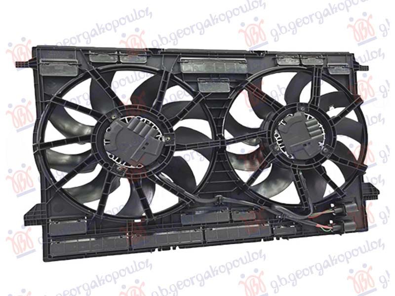 Ventilator komplet za sve modele (dvostruki)