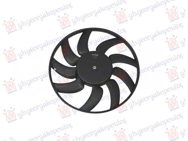 Ventilator benzin-dizel (motor + ventilator) (lijevi) (380mm) (2 pina)