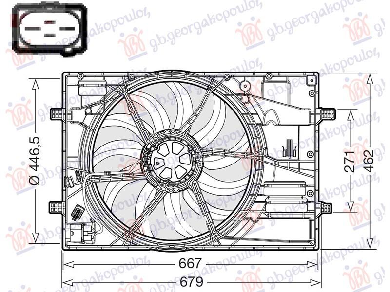 Ventilator 2.0 dizel - 1.4-1.5-2.0 benzin/hibrid