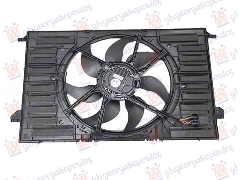 Ventilator komplet 2.0 benzin-dizel-hibrid