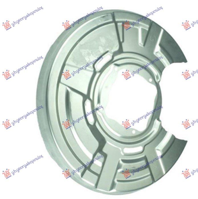 Zaštitni lim stražnjeg kočionog diska (promjer lima 370/105mm) (promjer diska 320mm) (aluminijski)