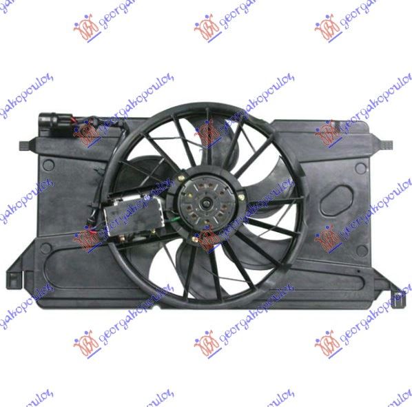 Ventilator hladnjaka kompletan (1.4-1.6 BENZIN) +/- a/c (S MODULOM)