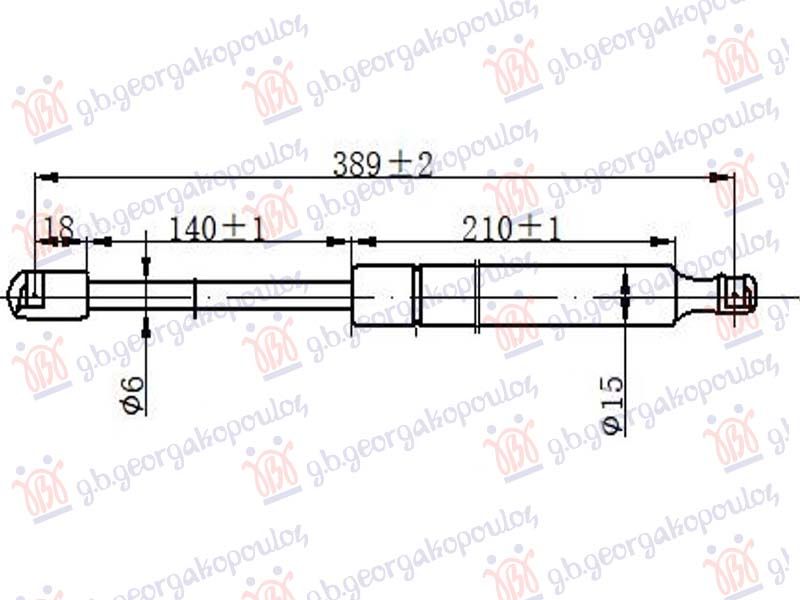 Amortizer haube (389L-215N)