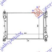 Hladnjak motora 1.4i benzin - 1.3 JTD dizel (620x395x16) (VALEO)