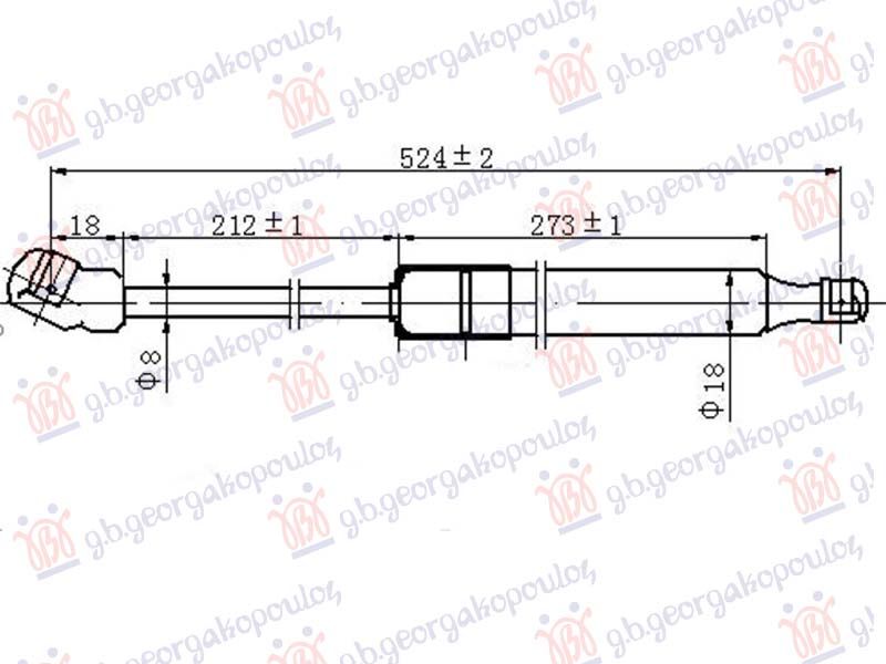 Amortizer haube (525L-260N)