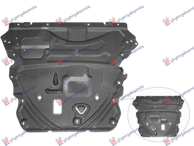 Središnji poklopac motora plastični (automatski mjenjač sa 8 brzina)