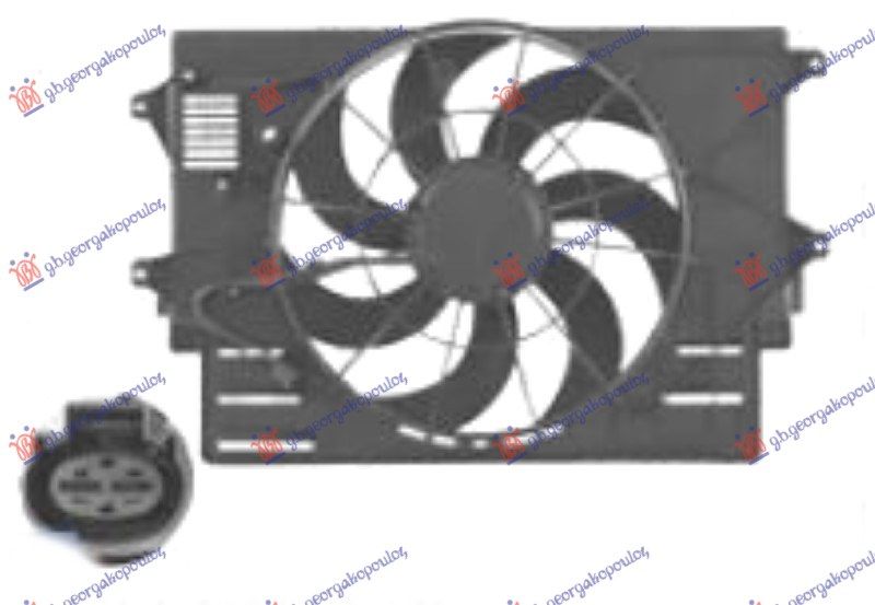 Ventilator 1.0-1.6 benzin (2 pina)