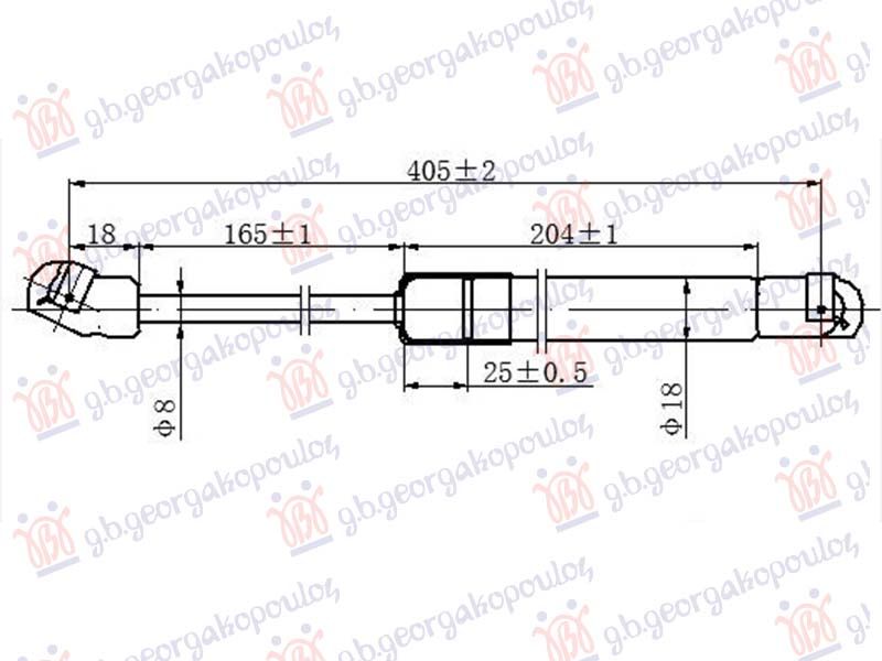 Amortizer haube (405L-190N)
