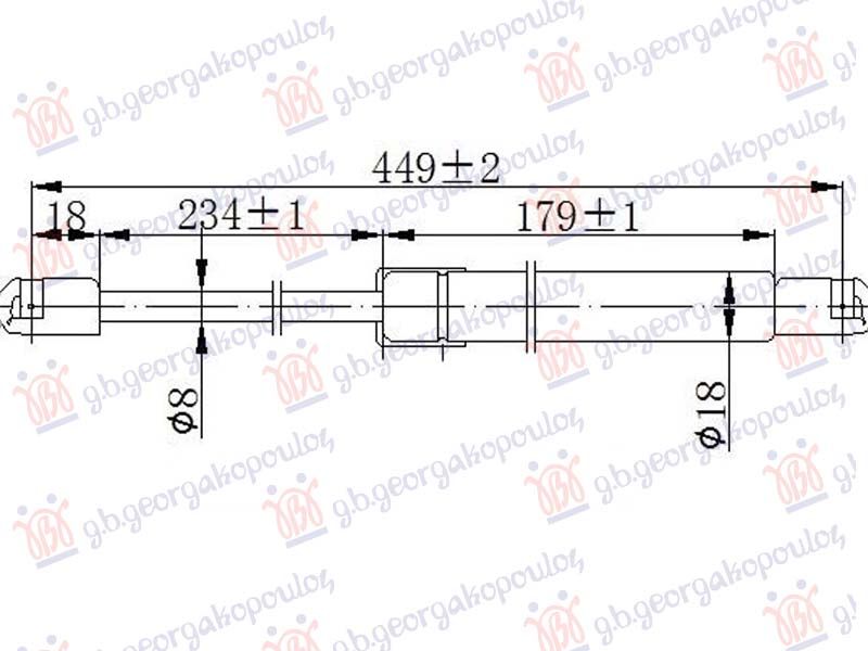Amortizer haube (450L-400N)