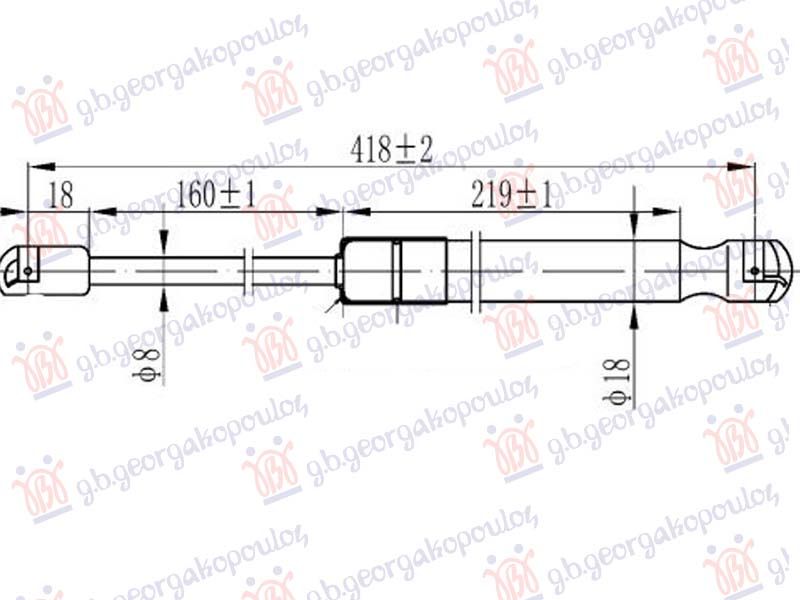 Amortizer haube (418L-240N)