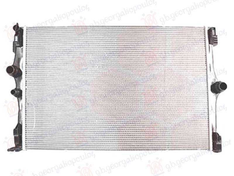 Hladnjak motora 1.3-2.0 benzin - 1.5-2.0 dizel (2 cijevi) (666x436)