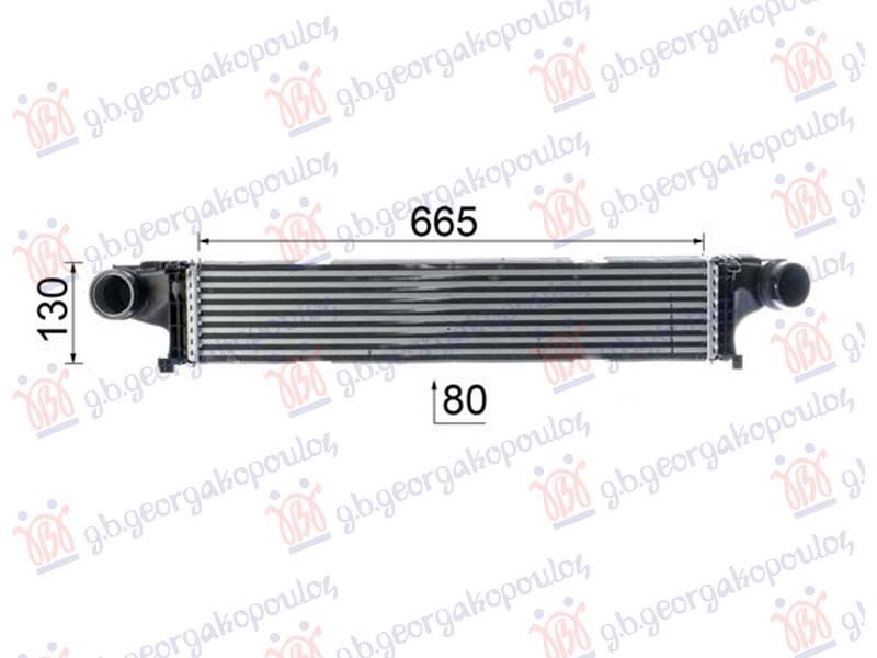 Intercooler 2.2-3.0 dizel (665x130)