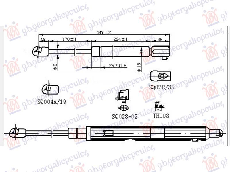 Amortizer haube (447L-430N)