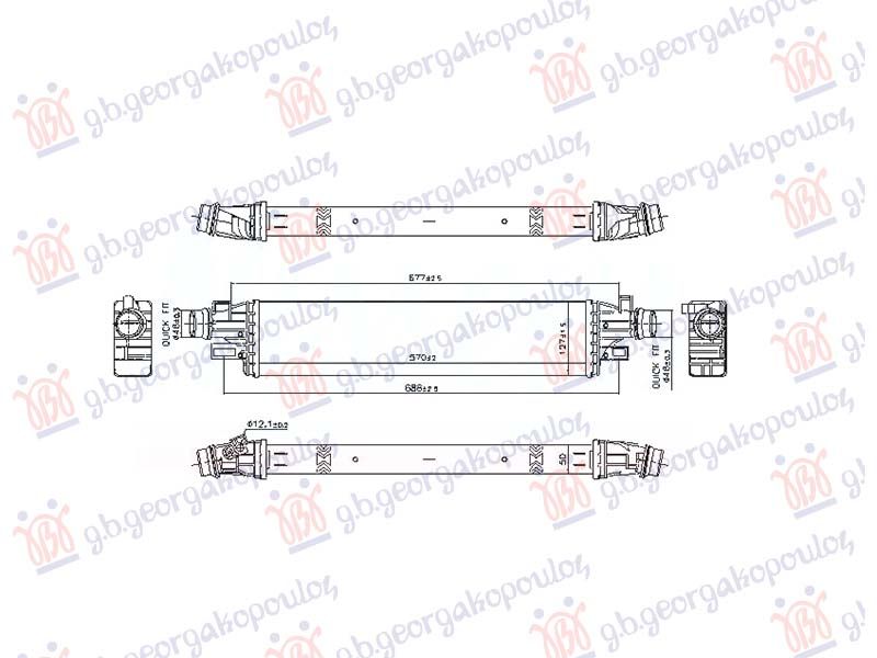 Intercooler 1.4 benzin (571x127)