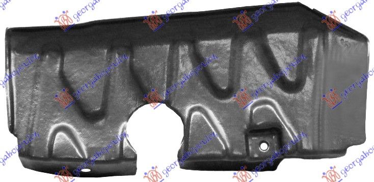 Plastična zaštita motora s rubom