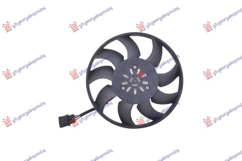 Ventilator (motor + ventilator) 1.0 benzin (500W) (360mm)
