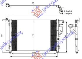 Hladnjak klime 1.5 crdi (50,5×35×16)