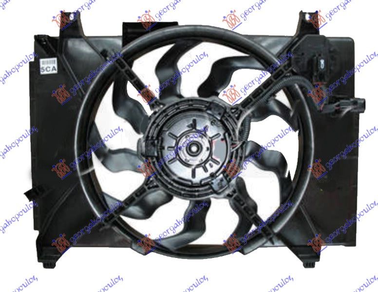 Ventilator hladnjaka komplet 1.5 crdi + a/c