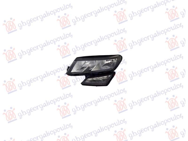 Far sa maglenkom (H7/H7/LED) (E) (TYC)