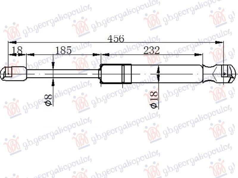 Amortizer haube (457L-420N)