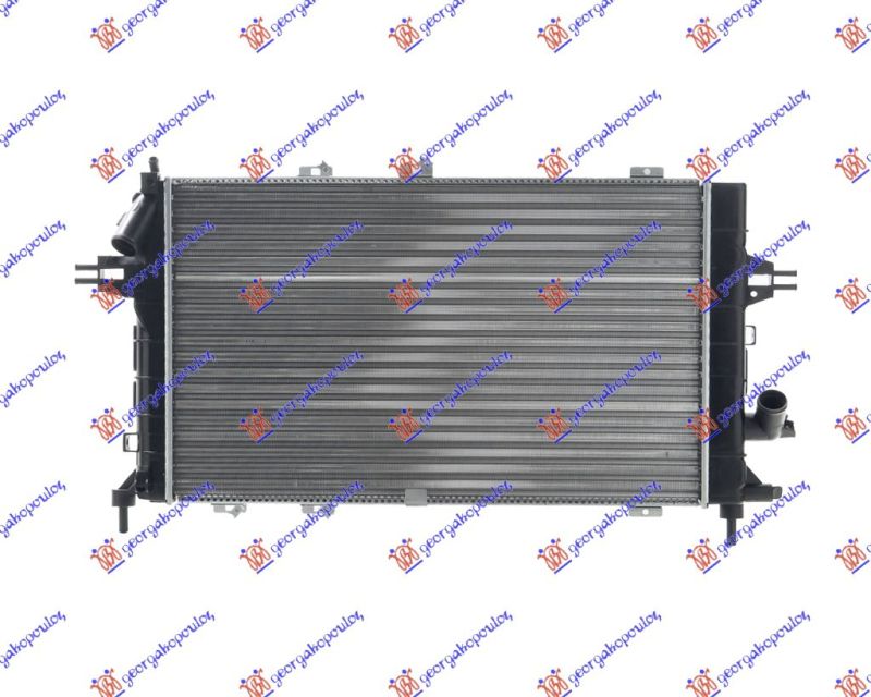 Hladnjak motora 1.3-1.7-1.9 CDTI dizel (60x370) (lemljeni) (NRF)