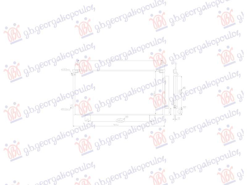 Hladnjak klime 1.5 VTEC-TURBO (725x360) (KOYO)
