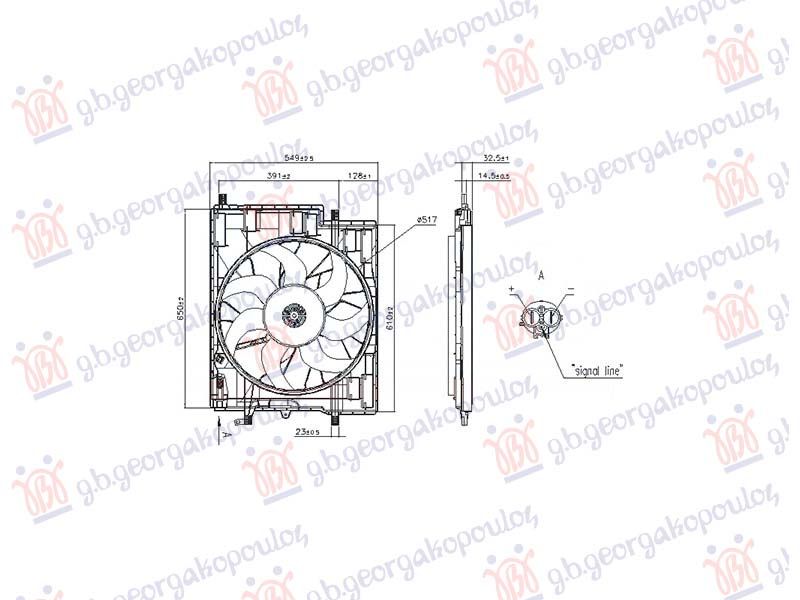 Ventilator 2.0 dizel-2.0 benzin/hibrid