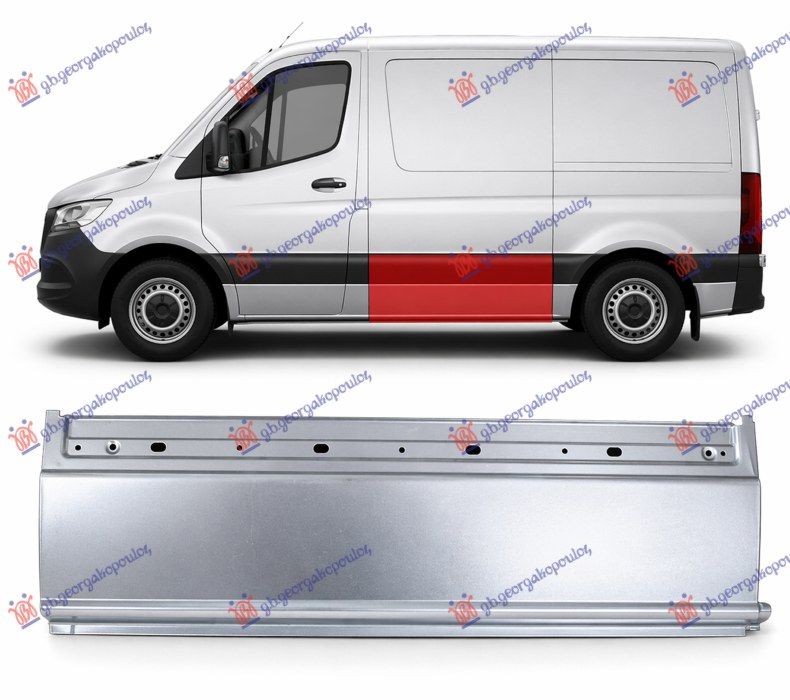 Donji panel za popravak bočne stranice (3250mm) (40cm)