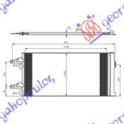 Hladnjak klime 2.2-2.3-3.0 D HDi (710x37x16) (NRF)