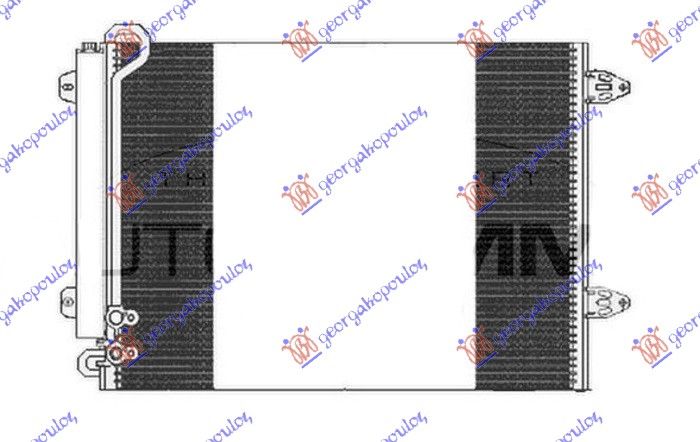 Hladnjak klime 1.6 16V/FSI-2.0 FSI benzin - 1.6-1.9-2.0 TDI dizel (570x430x16) (NRF)