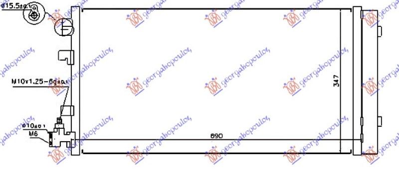 Hladnjak klime benzin - dizel -2011 (650x350) (NRF)