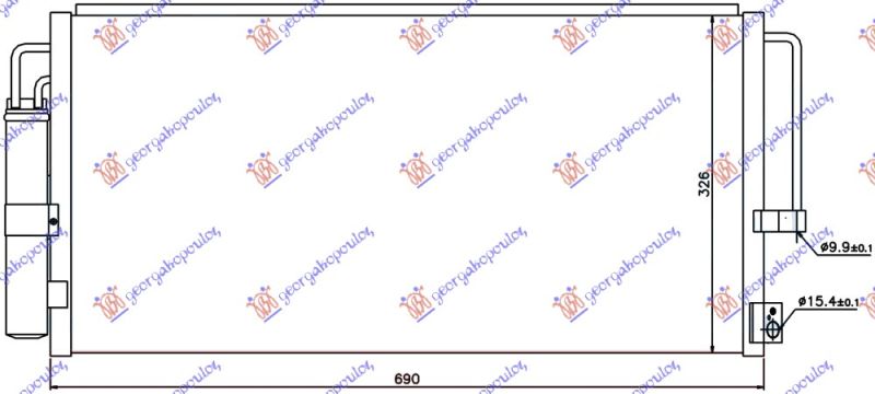 Hladnjak klime 03-05 1,6-2,0-2,0t (69×32,5×1,…)