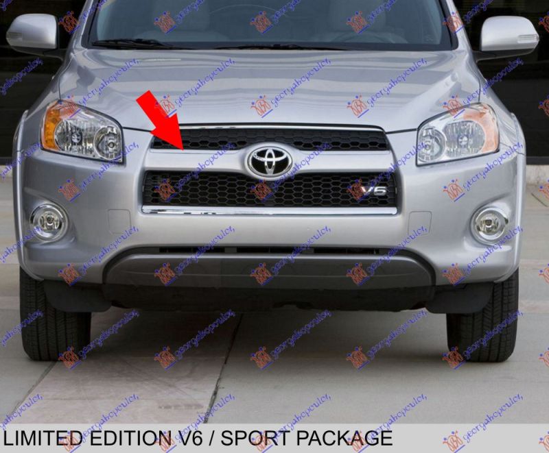 Srednja krom lajsna rešetke (LIMITED V6/SPORT PACK)