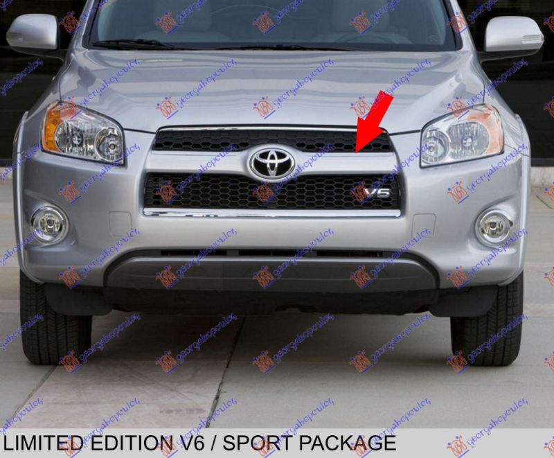 Lajsna maske (KROM)  središnja limited v6/sport pack