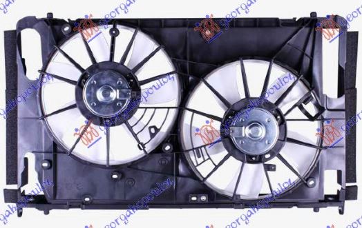 Hladnjak i ventilator klime komplet (DUPLI) benzin