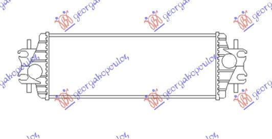 Hladnjak interkulera 1.9 dti dizel (540X175X40)