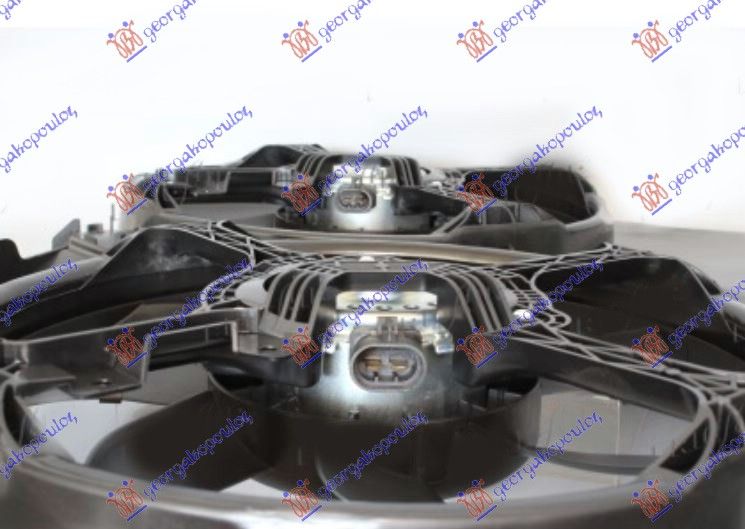 Ventilator hladnjaka 2.2-2.3-3.0 hdi-jtd (+ A/C)