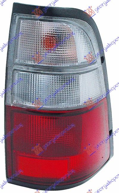 Štop lampa komplet bijela 99-