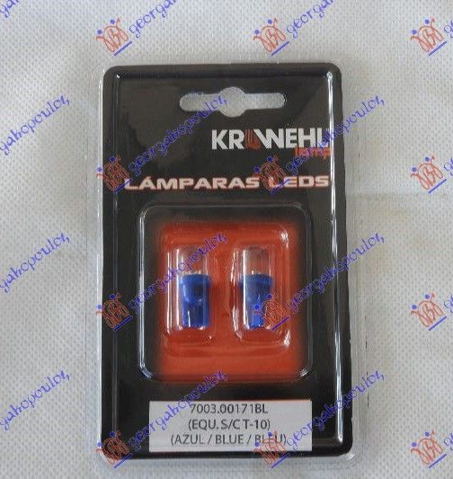 Žarulja t10 w2 LED plava