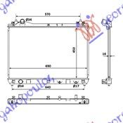 Hladnjak motora 1.9 ddis (45X69X16)