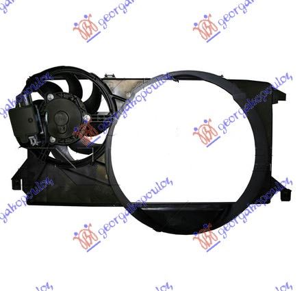 Ventilator hladnjaka komplet dupli (1 MOTOR) 2.4 tdci