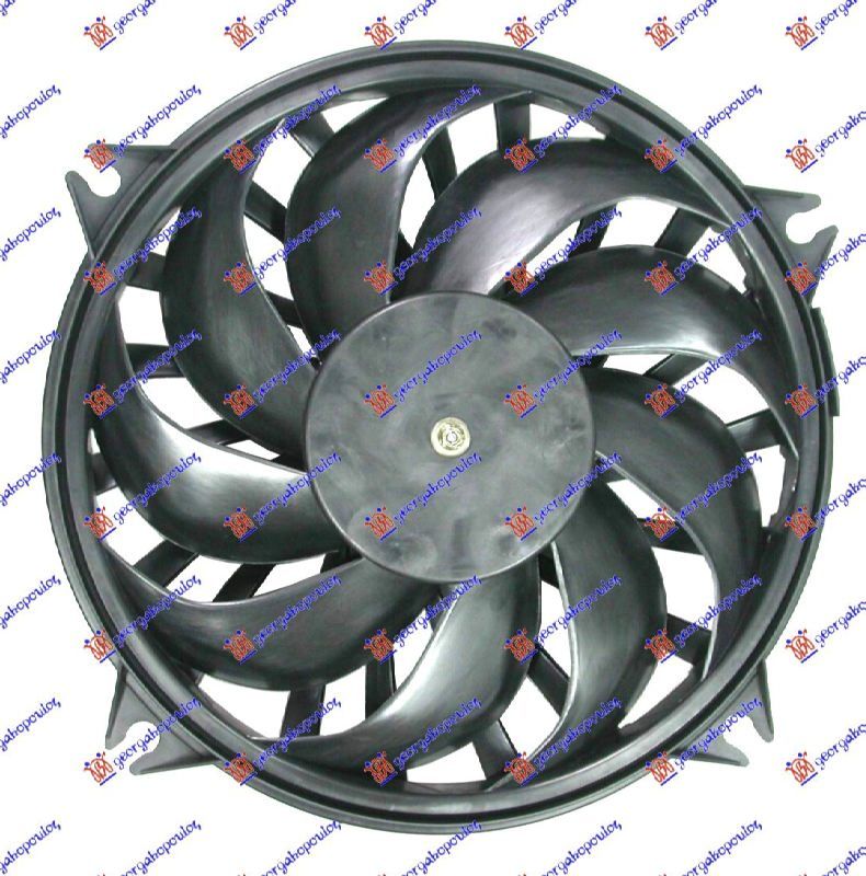 Ventilator hladnjaka komplet benzin/dizel