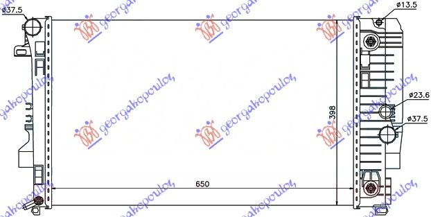 Hladnjak motora benzin-dizel (AUTO) (65X39.8)